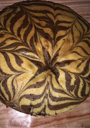 عکسی از دستور کیک زبرا