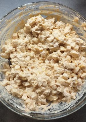 Majonézes-almás csirkesaláta recept fotója