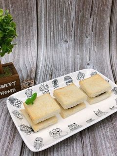 吐司黑糖紅豆年糕~氣炸鍋料理 的食譜成品照片