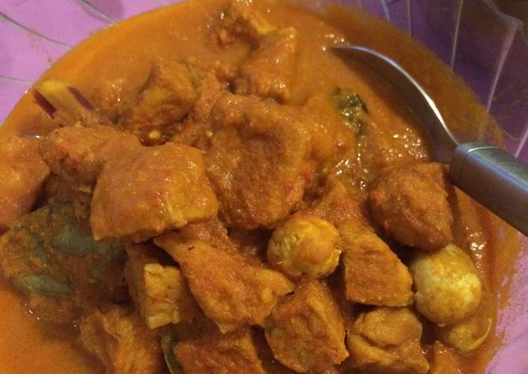 Tahu tempe puyu bumbu bali