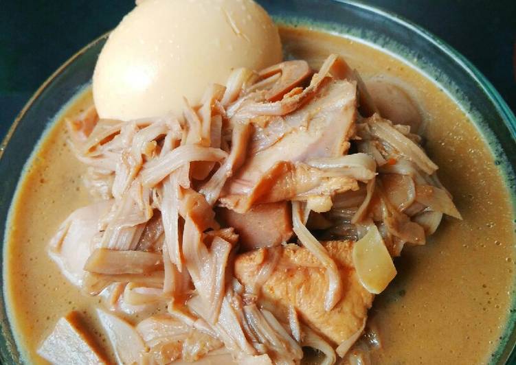 Bagaimana Menyiapkan Sayur Nangka Telur Ayam, Bikin Ngiler