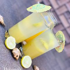 Pineapple ginger lemonade A picture of Pineapple ginger lemonade.