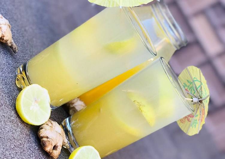 Recipe of Award-winning Pineapple ginger lemonade