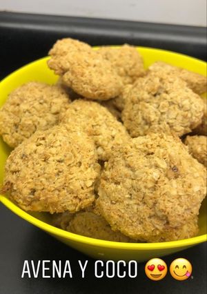 Una foto de Galletas de avena y coco