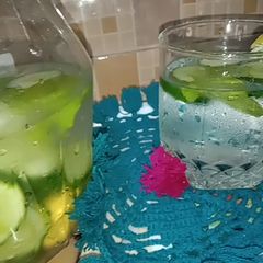 Cucumber detox water A picture of Cucumber detox water.