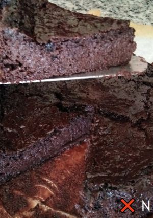 รูปของ Chocolate Basque Burnt Yoghurt Cake ❌no sugar | เค้กโยเกิร์ตหน้าไหม้ รสช็อกโกแลต ❌ น้ำตาล