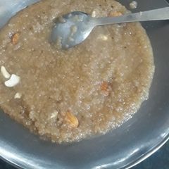 A picture of Jaggery dalia.