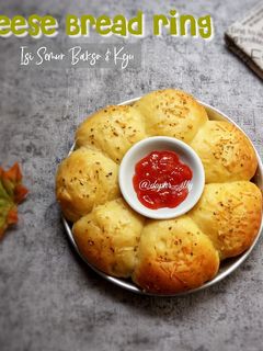 Foto resep CHEESE BREAD RING isi SEMUR BAKSO & KEJU