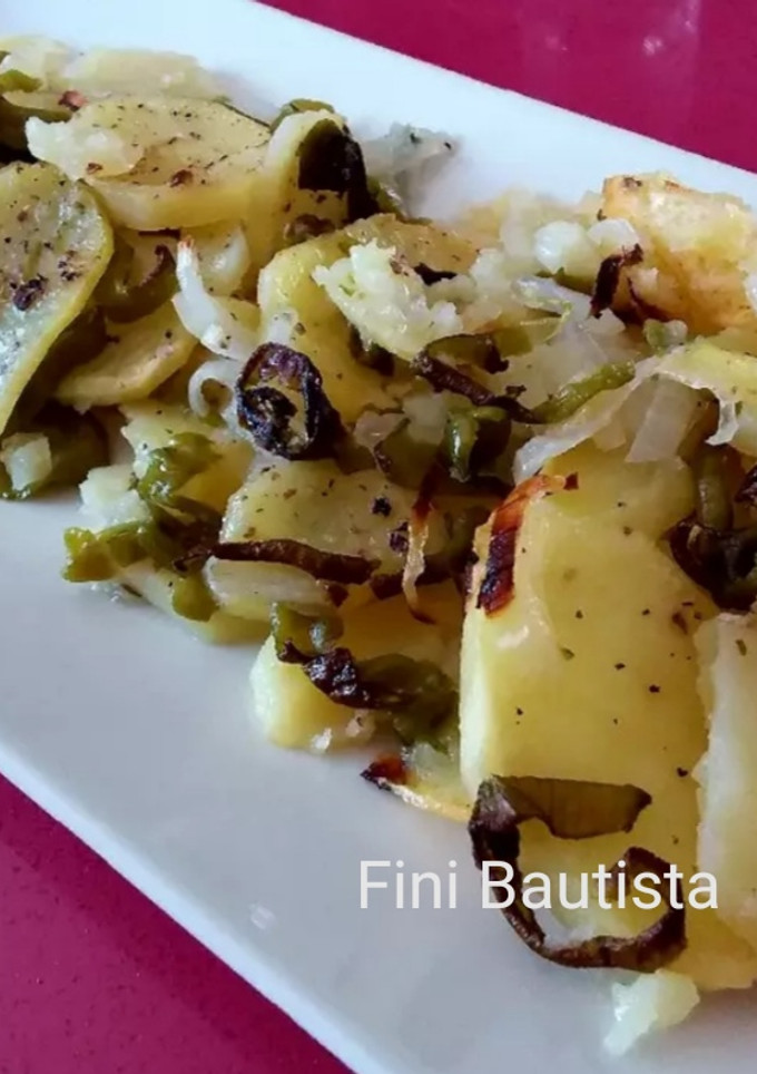 Una foto de Patatas panadera a lo pobre