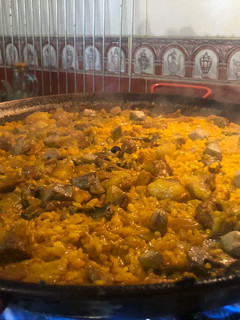 Una foto de Paella de secreto ibérico y foie