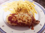 Una foto de milanesa con panko