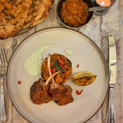 A picture of Curried Lamb Cutlets.