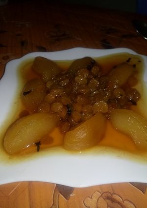 صورة لوصفة طجين التفاح