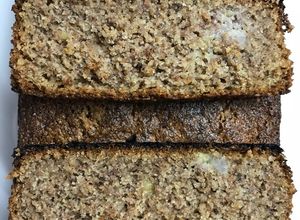 Una foto de Torta de banana fit