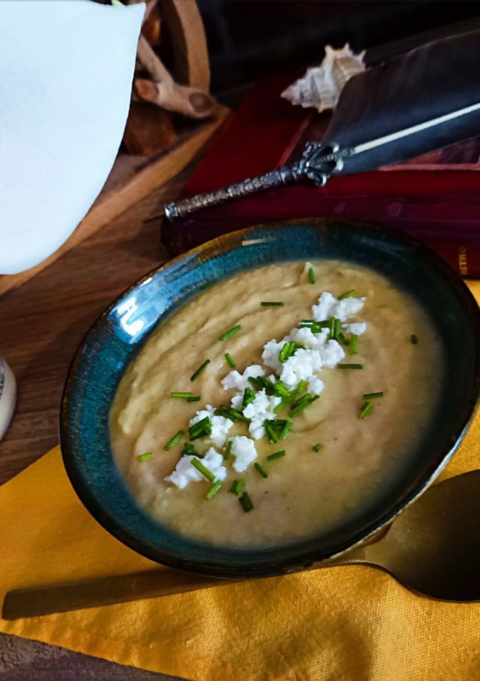 Una foto de Stardew Valley: Crema de Chirivía 🍲// Parsnip Creamy Soup