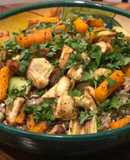 Leftover veg box cous cous salad