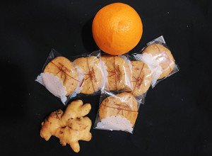 A picture of Ginger Shortbread cookies.