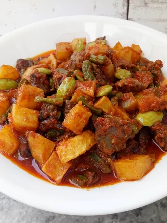 Cara Gampang Membikin Resep  Sambal Ati Ampela Kentang yang Bikin Ngiler, Bisa Manjain Lidah