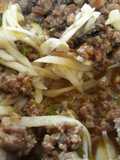 Macarronada com palmito de pupunha