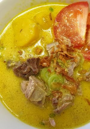 Une photo de Soupe de boeuf au lait