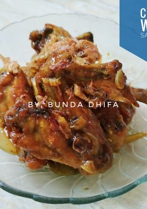 Foto resep Chicken Wings Saus Tiram