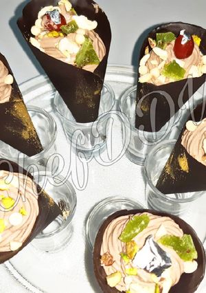 A picture of Soft Chocolates Filing Cones.