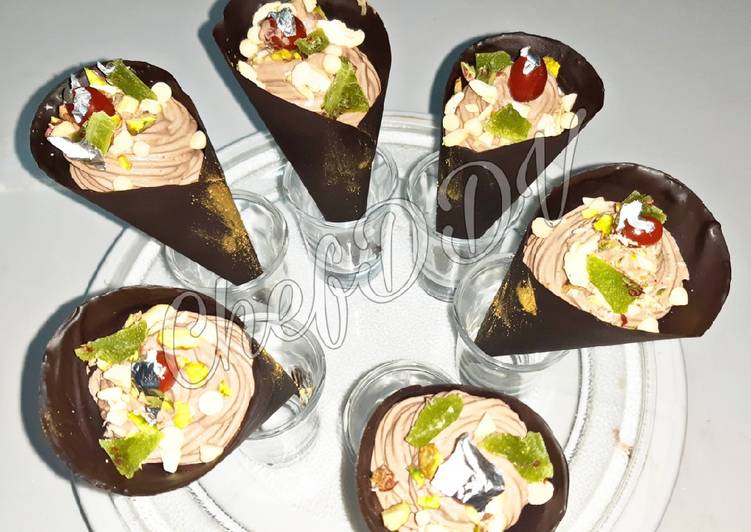 Soft Chocolates Filing Cones