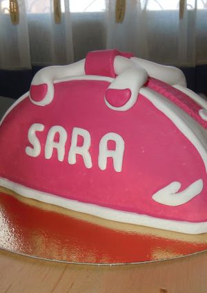 Foto principal de Tarta bolso (fondant)