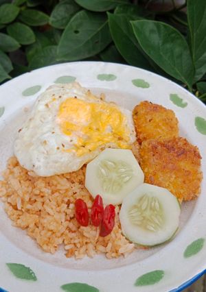 Foto resep 51 & 52. Nasi Goreng Ikan Asin