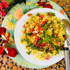 A picture of Veg pulav (Leftover rice).