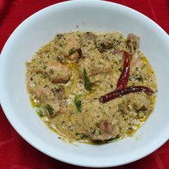 No Onion Creamy Chicken or Murgh Malai A picture of No Onion Creamy Chicken or Murgh Malai.
