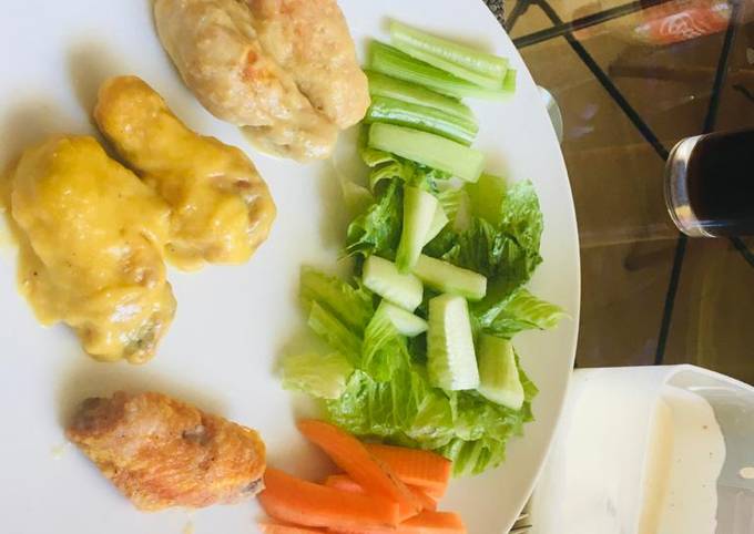 Alitas de mango habanero “súper fáciles” Receta de ValMen- Cookpad