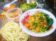 Gambar mi ayam daging bebek