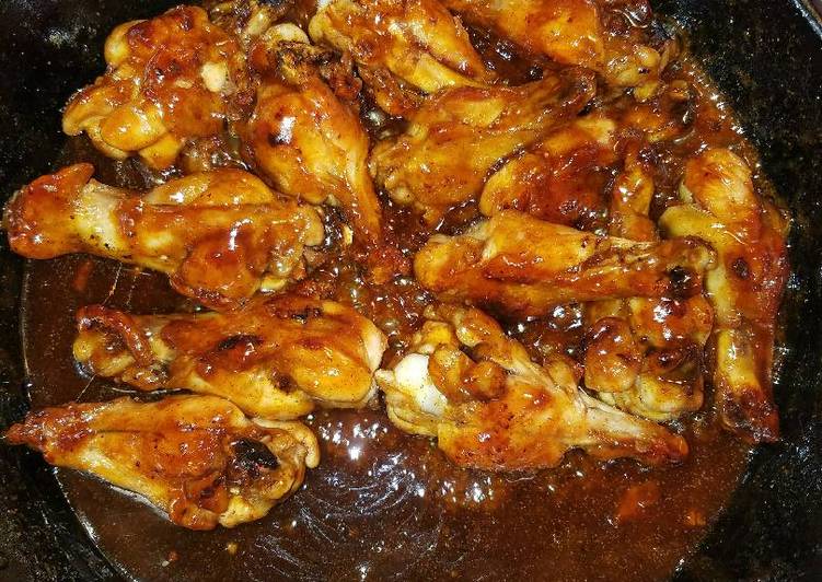 Easiest Way to Make Award-winning Spicy sticky butter wings