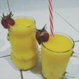 Jus mangga topping strawberry