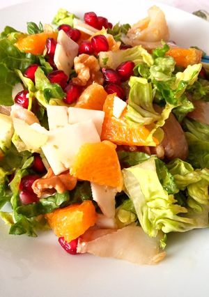 Foto principal de Ensalada con bacalao ahumado