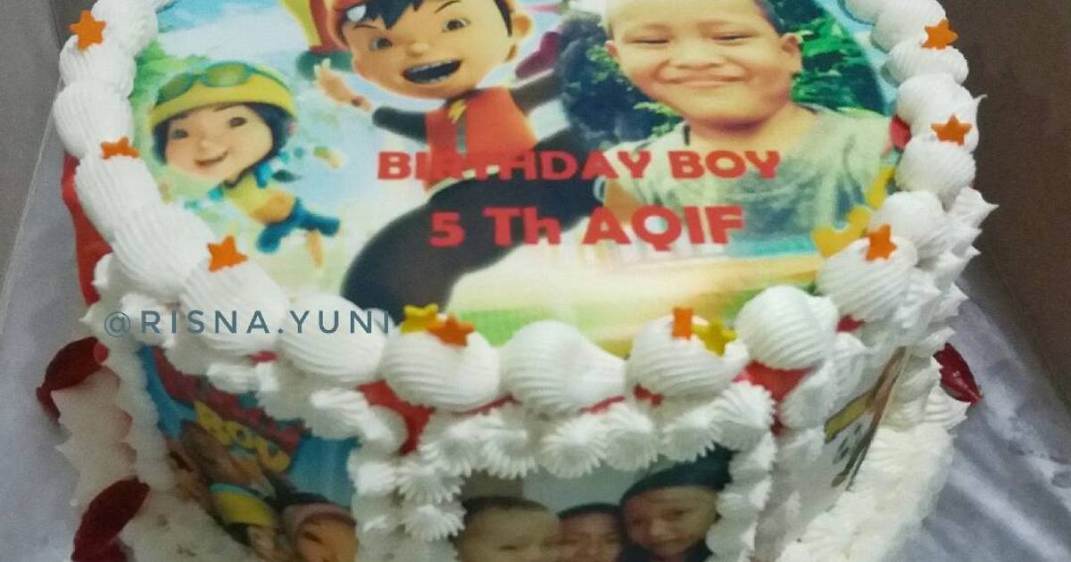 Resep How to apply edible image on your cake oleh Risna Yuni Cookpad