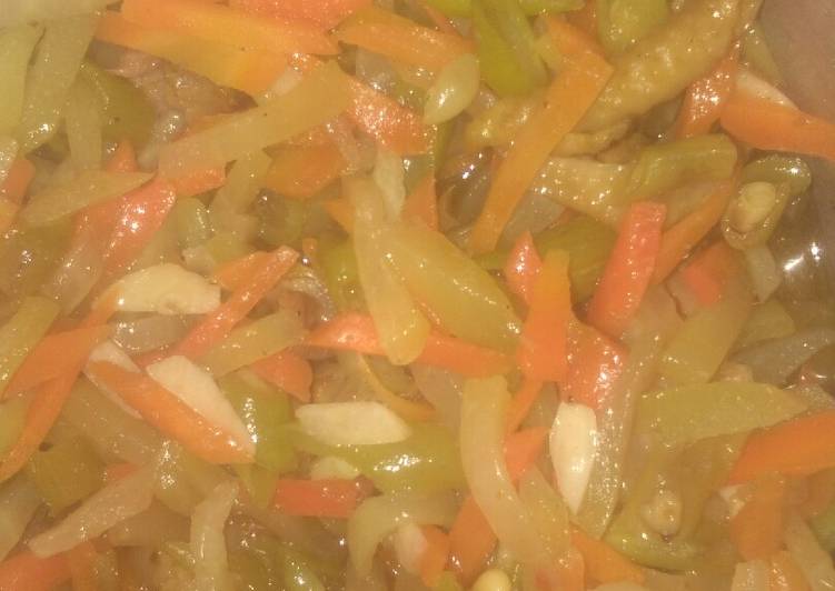 Cara Gampang Membuat Sayur tumis saus tiram yang Lezat Sekali