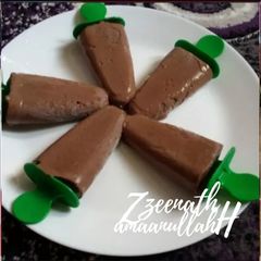 A picture of Chocolate Popsicles.