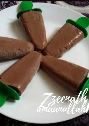 A picture of Chocolate Popsicles.