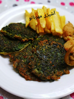 عکسی از دستور کوکو سبزی