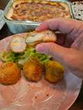 Chicken cordon bleu balls