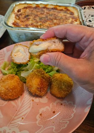 Foto resep Chicken cordon bleu balls