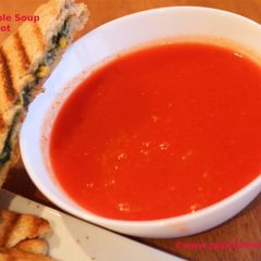 A picture of Mix Vegetable Soup With Beetroot.