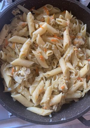 Фото Макароны с капустой.