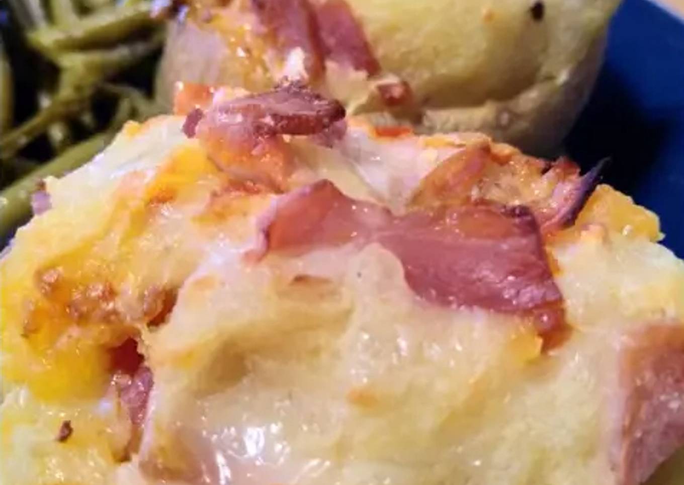 Pomme de terre farcies au chorizo et jambon