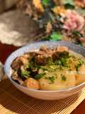 Scallop, Pork Rib, and Daikon Soup
