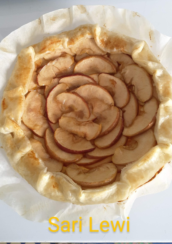 Una foto de Tarta de hojaldre en Horno microondas (4 ingredientes)