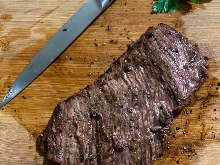 Simple Way Make Recipe Grilled Skirt Steak that is Perfect, So Delicious}
