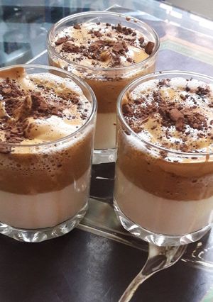 A picture of Dalgona Coffee.